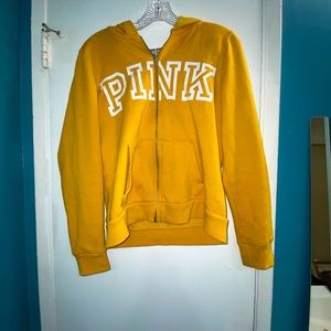 M PINK VS yellow zip up